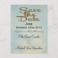 Elegant Save the Date II Wedding Reminder