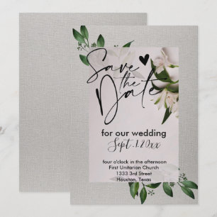 Elegant    save the date invitation