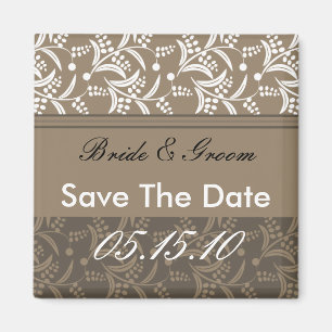 Elegant Save The Date Magnets. Magnet