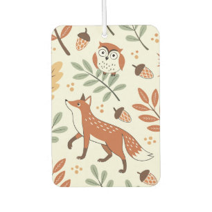 Elegant Scandinavian Fall Pattern Air Freshener