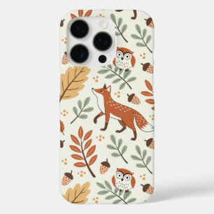 Elegant Scandinavian Fall Pattern iPhone 16 Pro Case