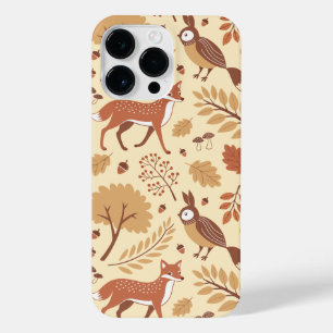 Elegant Scandinavian Fall Pattern iPhone 14 Pro Max Case