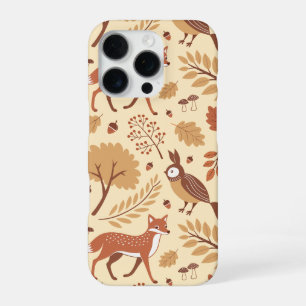 Elegant Scandinavian Fall Pattern iPhone 16 Pro Case