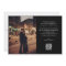 Elegant Script and Black | Two Photo and QR Code