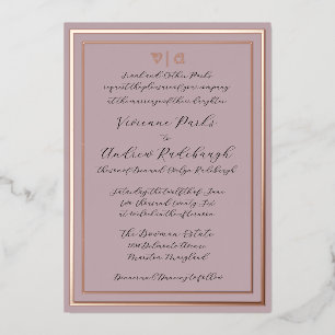 Elegant Script Burnished Lavender
