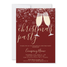 Elegant Script Business Corporate Christmas Party