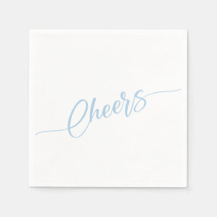Elegant Script Cheers Party Napkin