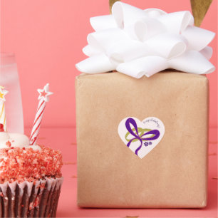 Elegant Script Congratulations to your Marriage Heart Sticker