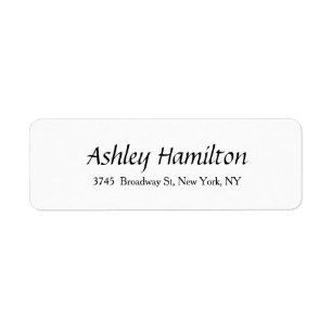 Élégant Script Créatif Noir Blanc Noir