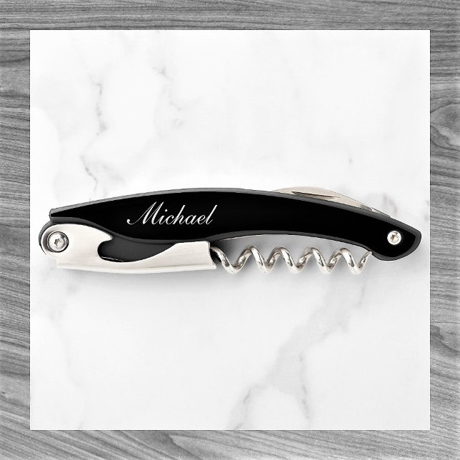 Elegant Script Custom Name Corkscrew (Creator Uploaded)
