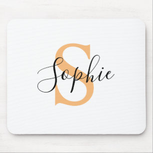 Elegant Script Custom Name Personalized Gift Mouse Pad