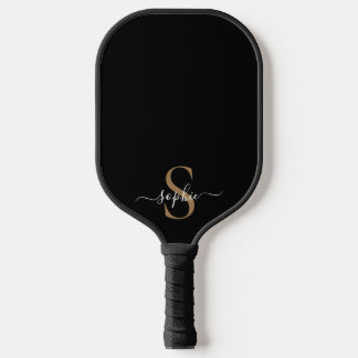 Elegant Script Custom Name Personalized Gift Pickleball Paddle