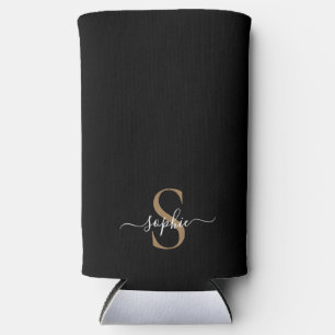 Elegant Script Custom Name Personalized Gift Seltzer Can Cooler
