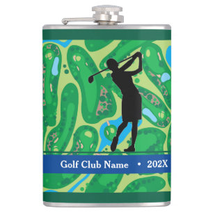 Élégant script Flacon de la Ligue de Golf féminin 