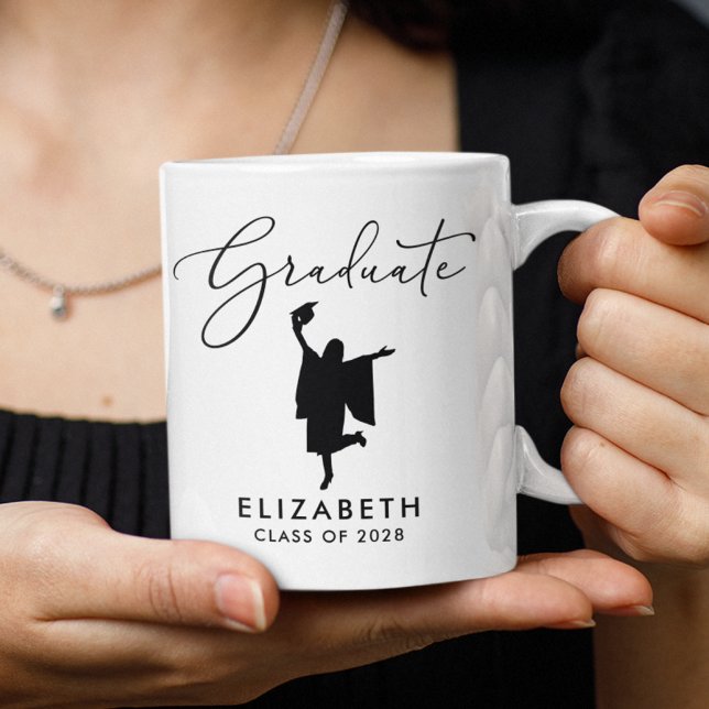 Elegant Script Graduation Coffee Mug (Creator Uploaded)