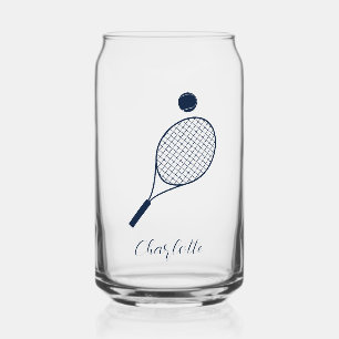 Élégant Script Joueur de tennis Monogramme personn