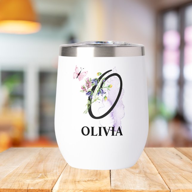 Elegant Script Letter O Monogram Personalized Name (Creator Uploaded)