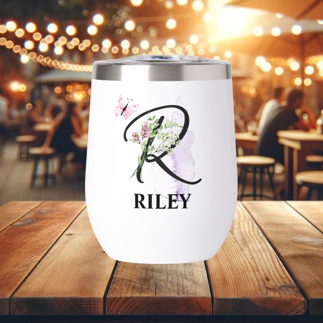 Elegant Script Letter R Monogram Personalized Name (Creator Uploaded)