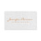 Elegant script logo simple chic modern grey linen