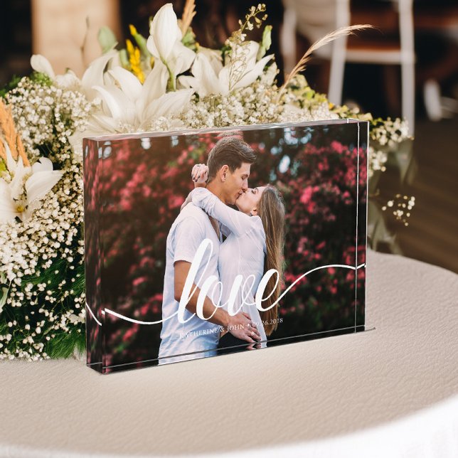 Elegant Script "Love" Overlay Photo Block (Creator Uploaded)