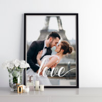Elegant Script "Love" Overlay Photo