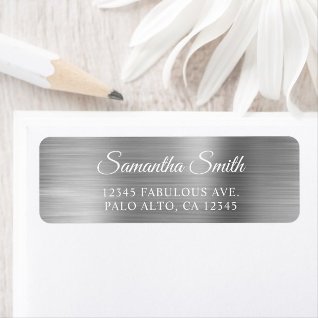 Elegant Script Metallic Silver (Insitu)