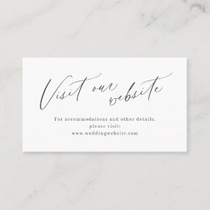 Élégant script minimaliste site Web Insérer carte