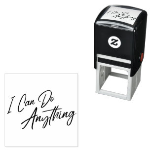 Elegant Script Motivational Self-inking Stamp