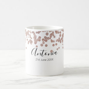 Elegant Script Name Birthday  Coffee Mug