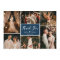 Elegant Script Navy Wedding Multi Photo Collage