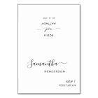 Elegant Script Personalized Wedding Place Cards