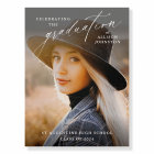 Élégant Script Photo Graduation Bienvenue