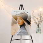 Élégant Script Photo Graduation Bienvenue