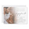 Elegant Script Photo QR Code Engagement Invitation