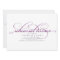 Elegant Script Rehearsal Dinner Invitation