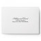Elegant Script Return Address Envelope
