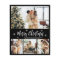 Elegant Script Snowflake Photo Christmas Flyer