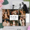 Elegant Script Wedding Multi Photo Collage