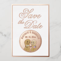 Elegant Script Wedding Picture Save The Date