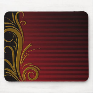 Elegant Scroll Design Mouse Pad