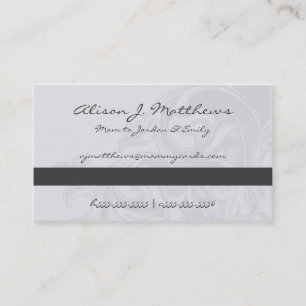 Elegant Scroll Mommy Cards