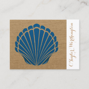 Elegant Sea Shell Business Card