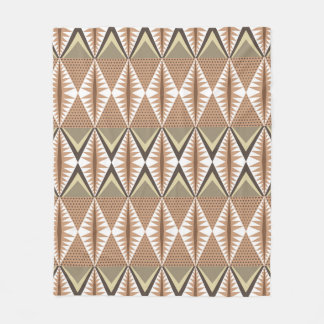 Elegant seamless pattern with ethnic motifs. Folk  Fleece Blanket