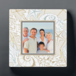 Elegant Seashell Beach Marine Personalized Photo Plaque<br><div class="desc">This elegant design features your favourite photo surrounded by a frame of seashells and coral #home #decor #homedecor #nautical #marine #seashells #coral #interiors #homeinteriors #design #designer #plaques #signs #family #gift #gifts #personalizedgifts #photogifts #beachhouse #houseboat #sailing #sailboat #yacht #love #nauticaldecor</div>