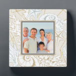 Elegant Seashell Beach Marine Personalized Photo Plaque<br><div class="desc">This elegant design features your favourite photo surrounded by a frame of seashells and coral #home #decor #homedecor #nautical #marine #seashells #coral #interiors #homeinteriors #design #designer #plaques #signs #family #gift #gifts #personalizedgifts #photogifts #beachhouse #houseboat #sailing #sailboat #yacht #love #nauticaldecor</div>