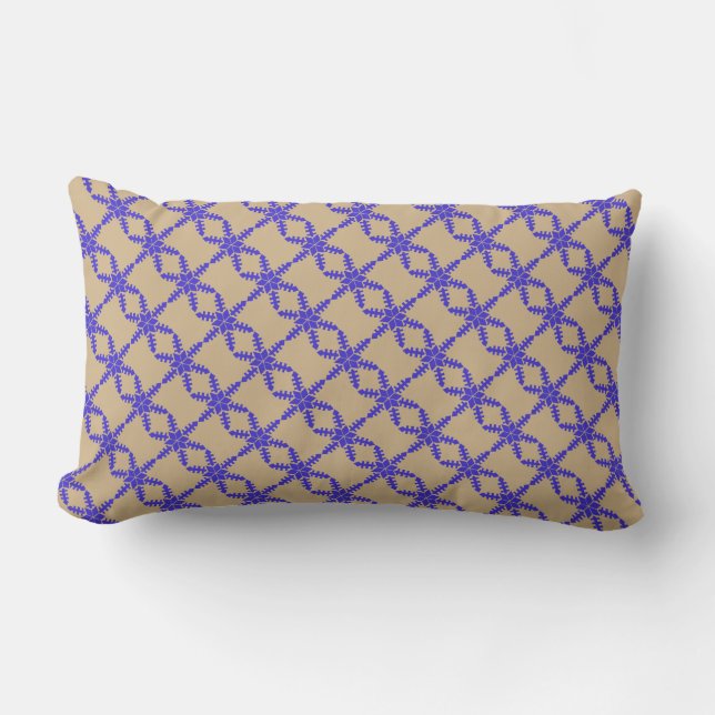 Elegant Seasonal any Colour Reversible 2 in 1 Lumbar Pillow (Front)