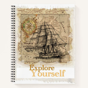 Elegant Self Improvement Quote Cool Template Top Notebook