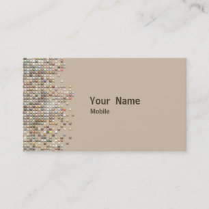 Elegant Sequins Hologram Business Card