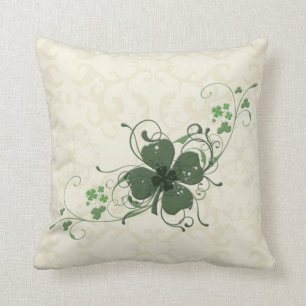 Elegant Shamrock Design American MoJo Pillow