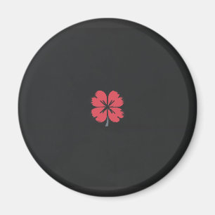 Elegant Shamrock-Shaped Design for St. Patrick's  Magnet